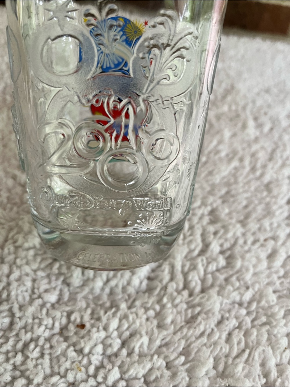 Walt Disney World 2000 Celebration McDonalds Mickey Mouse Commemorative Glass - Picture 4 of 13